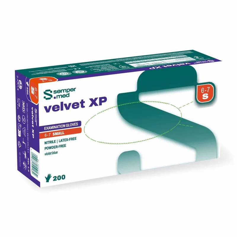Sempermed® velvet XP Nitrilhandschuhe, puderfrei, violettblau
