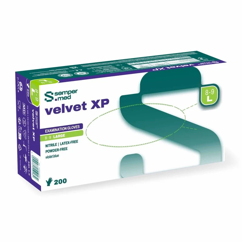 Sempermed® velvet XP Nitrilhandschuhe, puderfrei, violettblau