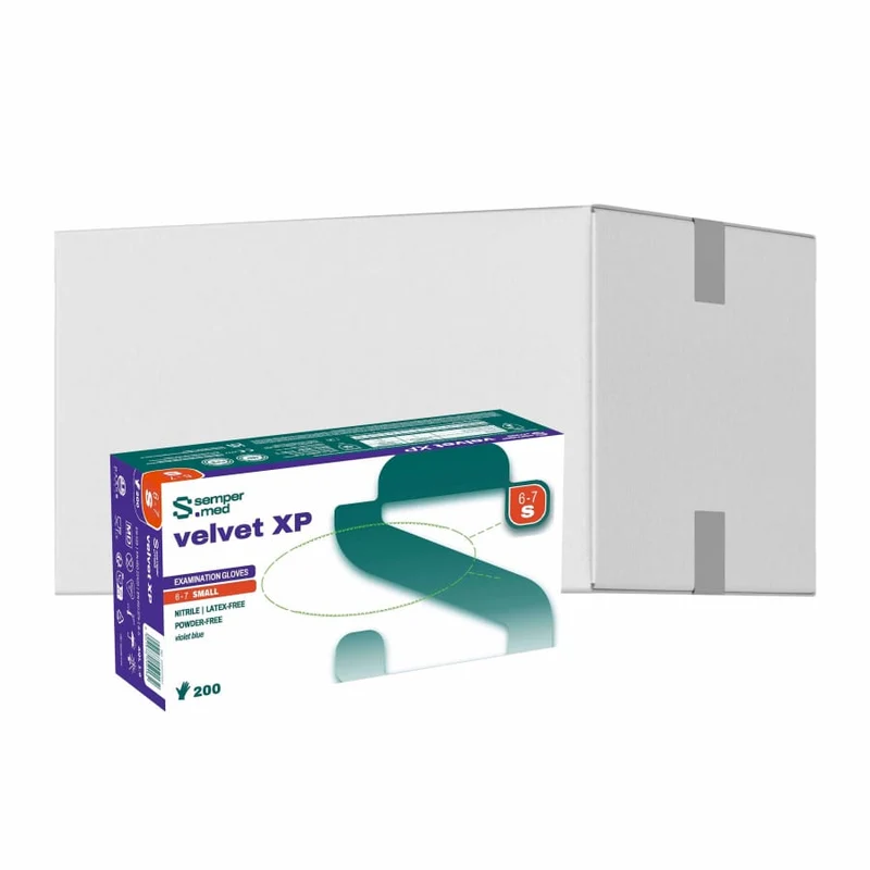 Sempermed® velvet XP Nitrilhandschuhe, puderfrei, violettblau