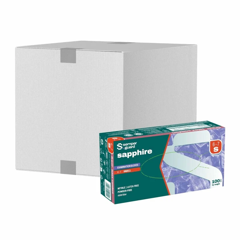 Semperguard® sapphire Nitrilhandschuhe, puderfrei, violettblau