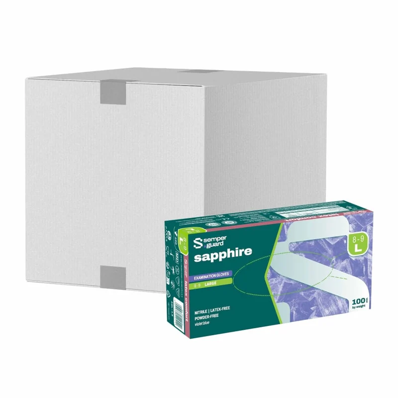 Semperguard® sapphire Nitrilhandschuhe, puderfrei, violettblau