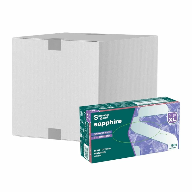 Semperguard® sapphire Nitrilhandschuhe, puderfrei, violettblau
