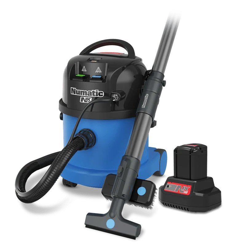 Numatic Batterie-Sprühextraktionsgerät CTB370NX/1 X-Tract, blau, Zubehörset CTX170 | Packung (1 Stück)