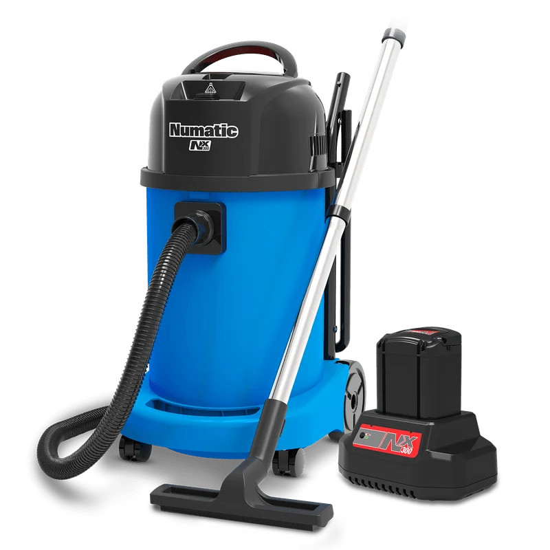 Numatic Batterie-Nass- und Trockensauger WBV470NX/1, blau, Zubehörset A11/85 | Packung (1 Stück)