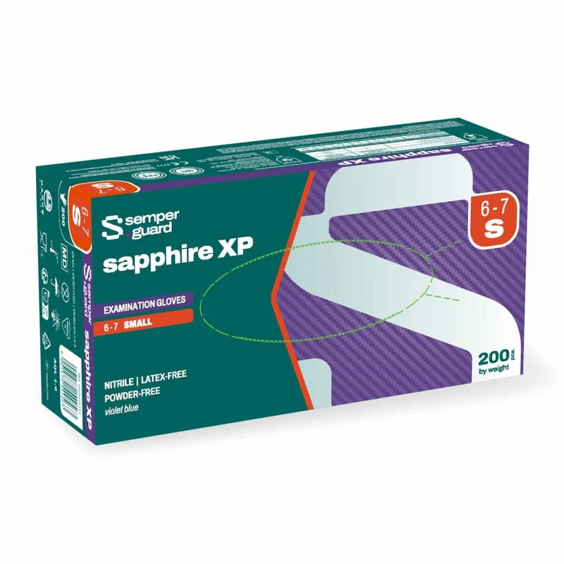 Semperguard® sapphire XP Nitrilhandschuhe, puderfrei, violettblau