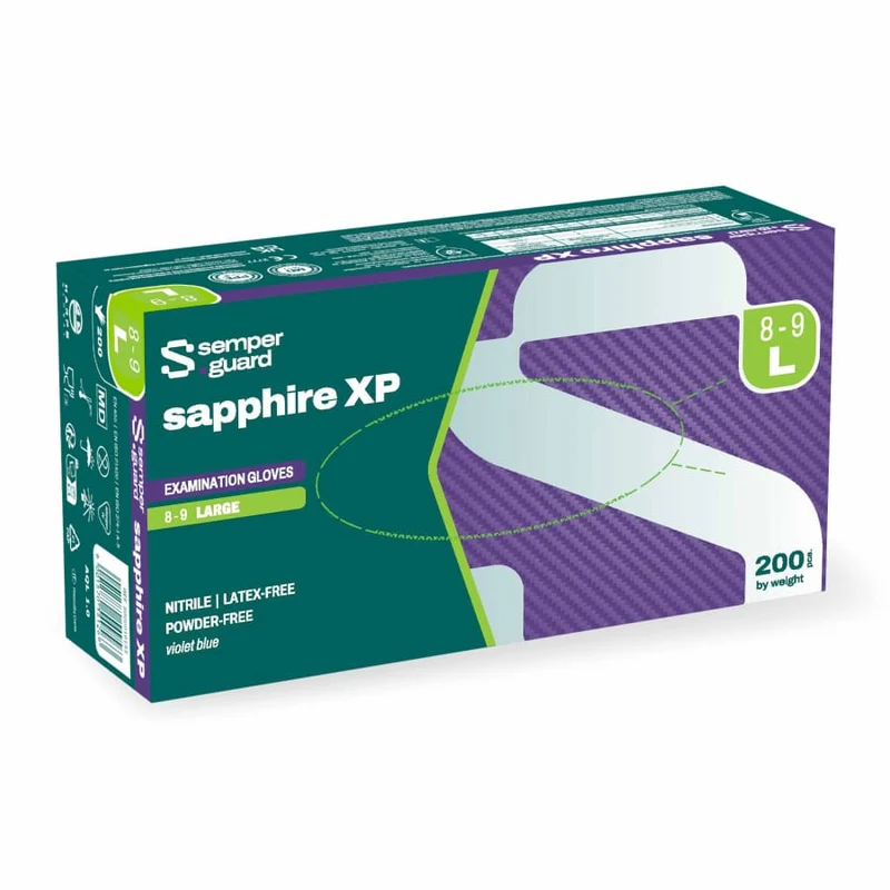 Semperguard® sapphire XP Nitrilhandschuhe, puderfrei, violettblau