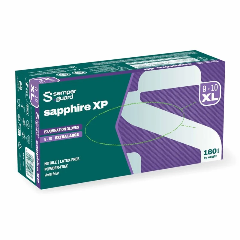Semperguard® sapphire XP Nitrilhandschuhe, puderfrei, violettblau
