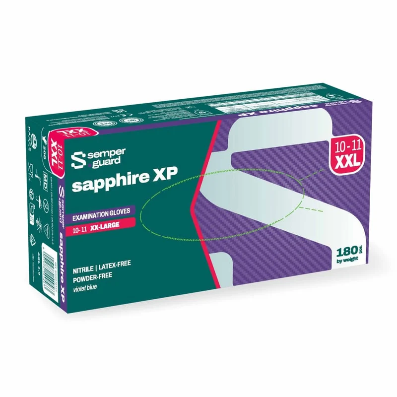 Semperguard® sapphire XP Nitrilhandschuhe, puderfrei, violettblau
