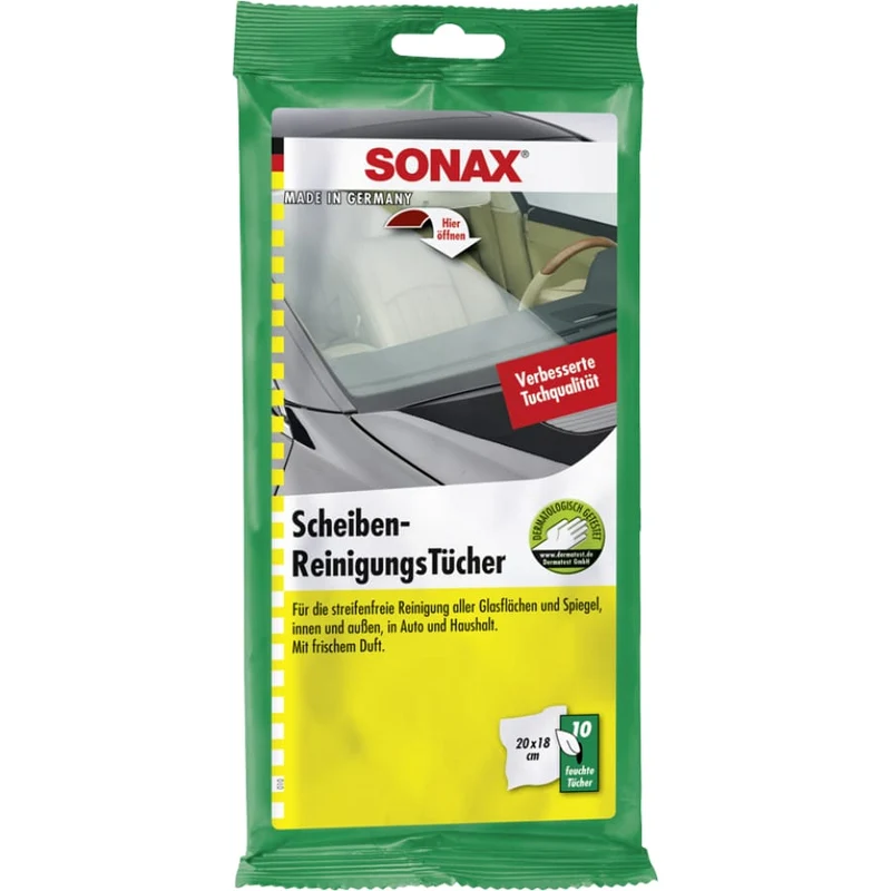 SONAX Reinigungstücher für Scheiben