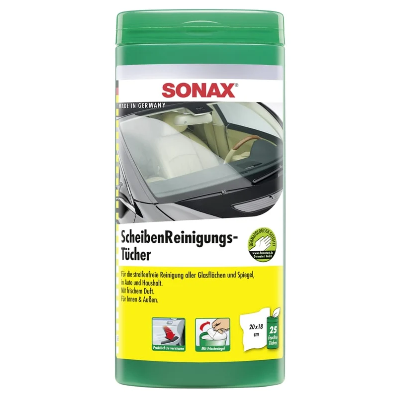 SONAX Reinigungstücher für Scheiben