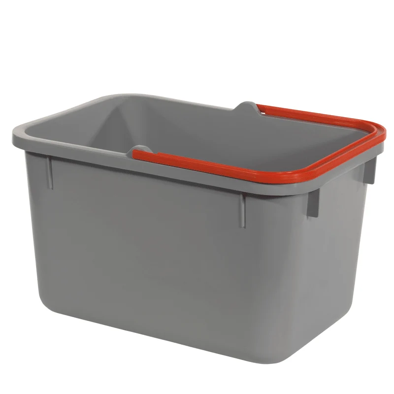 Numatic Eimer, grau mit farbcodiertem Henkel