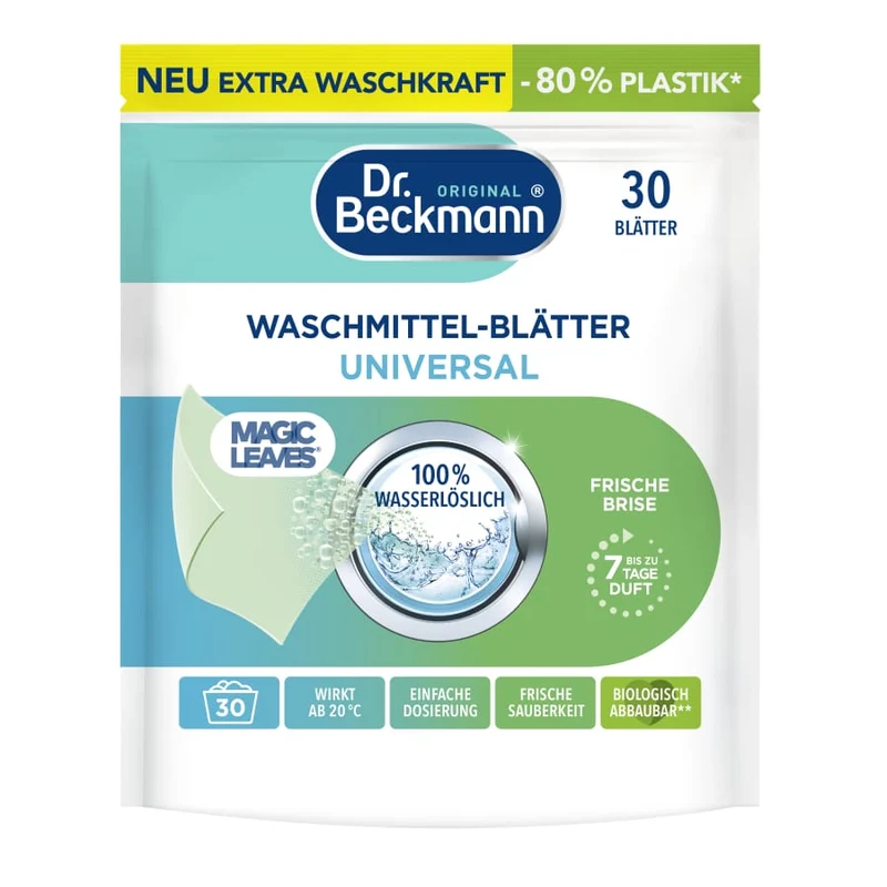 Dr. Beckmann Waschmittelblätter Universal Frische Brise
