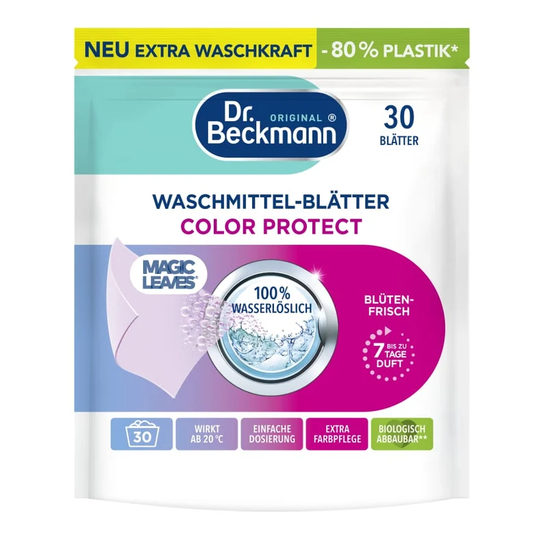 Dr. Beckmann Waschmittelblätter Colour Protect Blütenfrisch