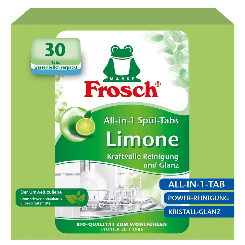 Frosch All-in-1 Spülmaschinentabs, Limone