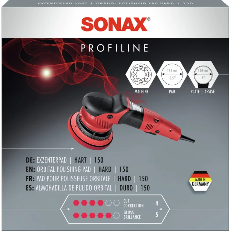 SONAX ExzenterPad hart, 150 mm