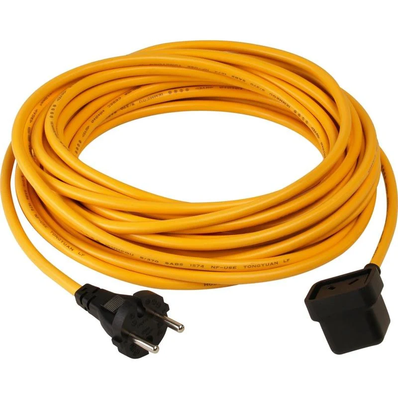 Numatic Ladekabel gelb für TwinTec 3 x 1,0 mm², ca. 3 m lang | Packung (1 Stück)