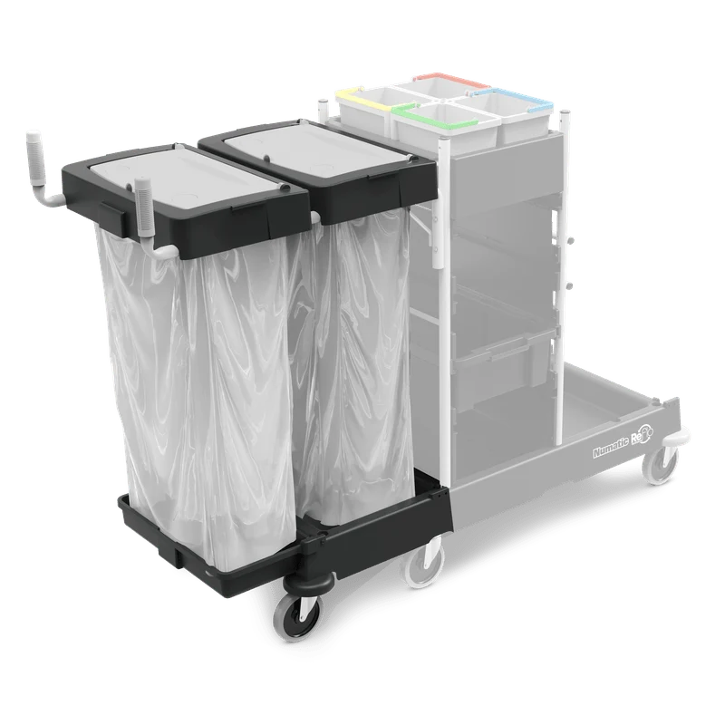 Numatic Abfalleinheit-Anbauset 240 Liter für SM-4, pulverbeschichtet, schwarz (Reflo) | Packung (1 Stück)