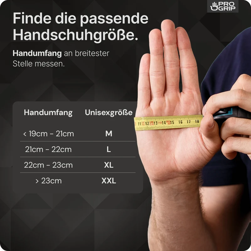 PROGRIP NITRIL DIAMOND ORANGE Reißfeste Einmalhandschuhe aus Nitril mit Diamantstruktur in Orange