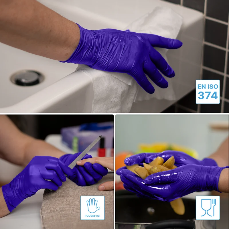 ARNOMED NITRIL XTRA PURE Hautverträgliche & Akzeleratorfreie Einmalhandschuhe aus Nitril