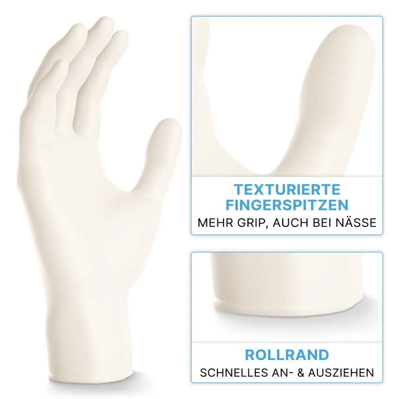 ARNOMED NITRIL WHITE 200er Nitrilhandschuhe Weiß im 200er Sparpack