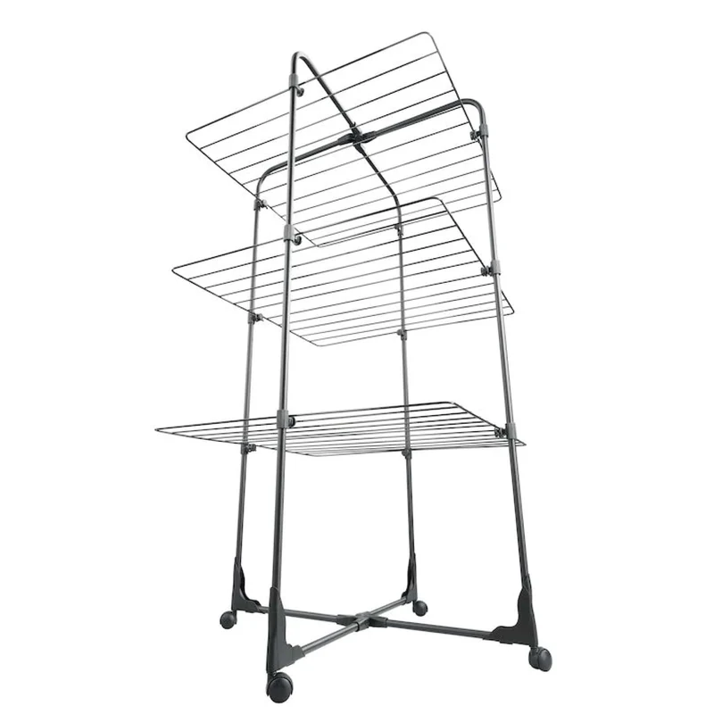 LEIFHEIT Classic Tower 270 Black Turmwäscheständer, 3-lagig