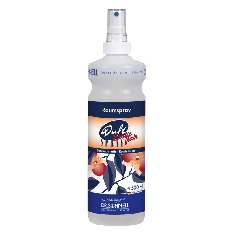 Dr. Schnell DUFTSPRAY EXOTIC FLAIR, orientalische Raumfrische für Gebäudereinigung | Flasche (500 ml)