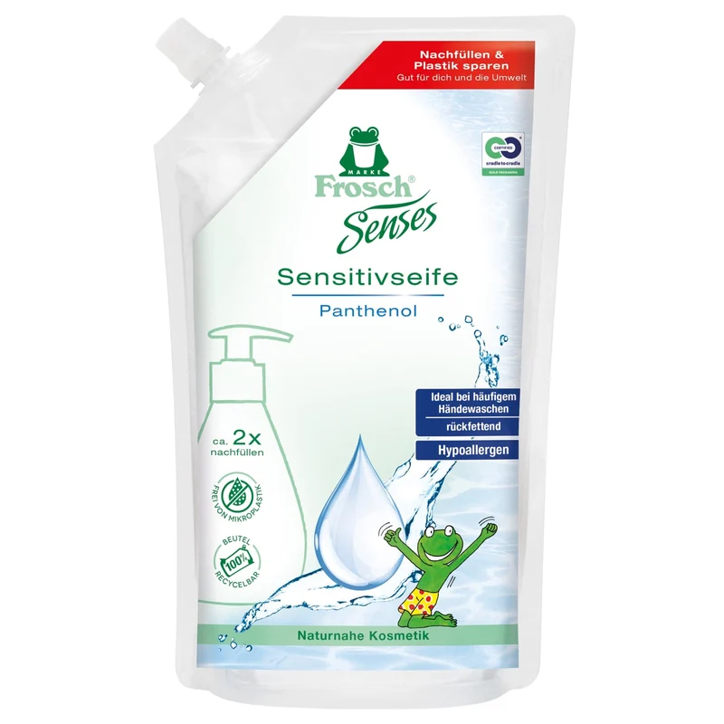 Frosch Sense Sensitiv-Handwaschseife, Panthenol, hypoallergen