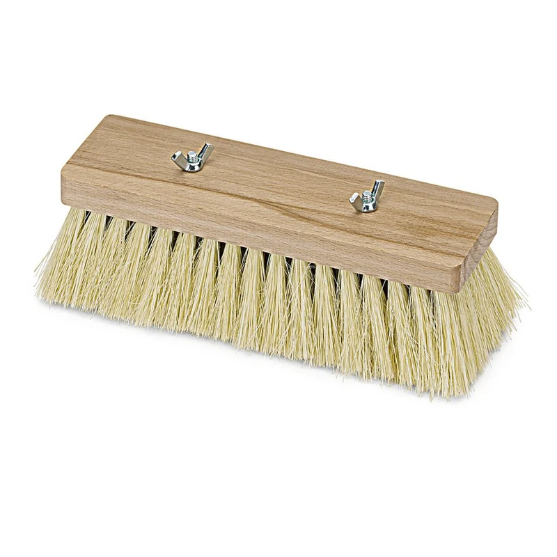 Nölle Profi Brush Bitumenbürste Thermo-PET Flachholz mit 2 Flügelschrauben