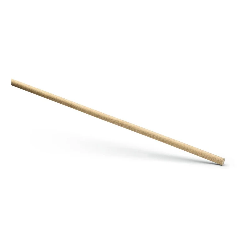 Nölle Profi Brush Hartholz Besenstiel 140 cm, Ø 23,5 mm für Reinigung | 1 Stück