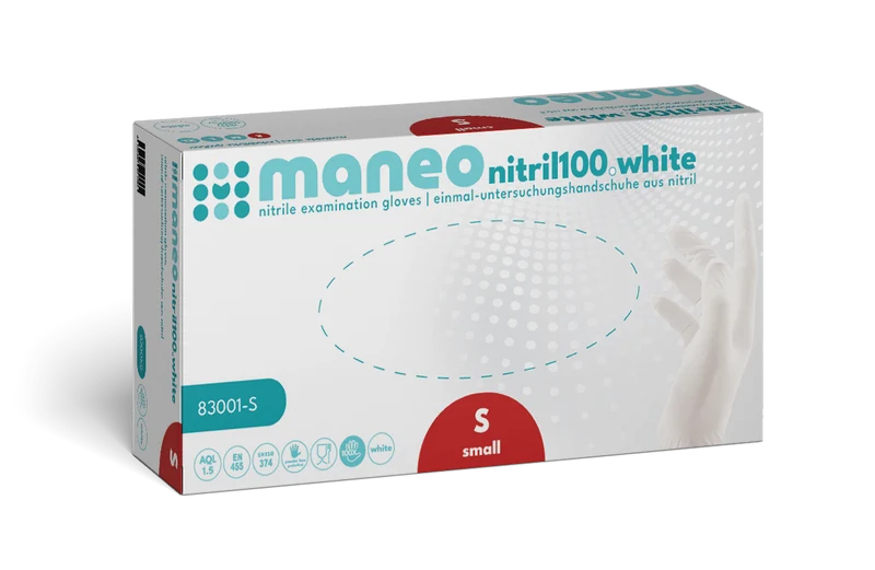 MANEO Nitril-Handschuhe, hygienisch und strapazierfähig