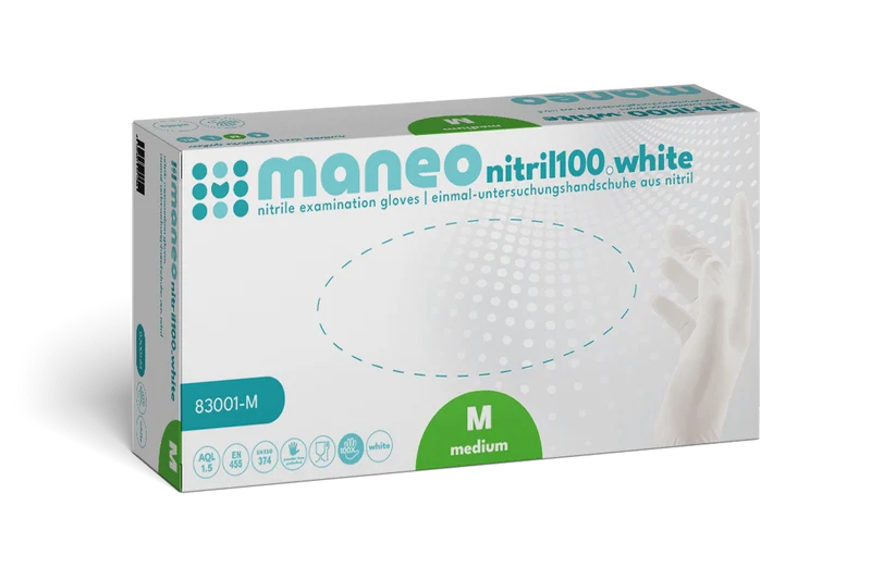 MANEO Nitril-Handschuhe, hygienisch und strapazierfähig