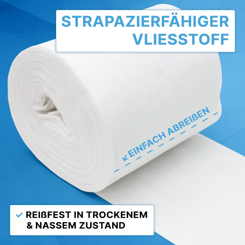 ARNOMED DRY WIPES Trockene Vliestuchrollen/Vliestücher zur Tränkung mit Desinfektionsmittel