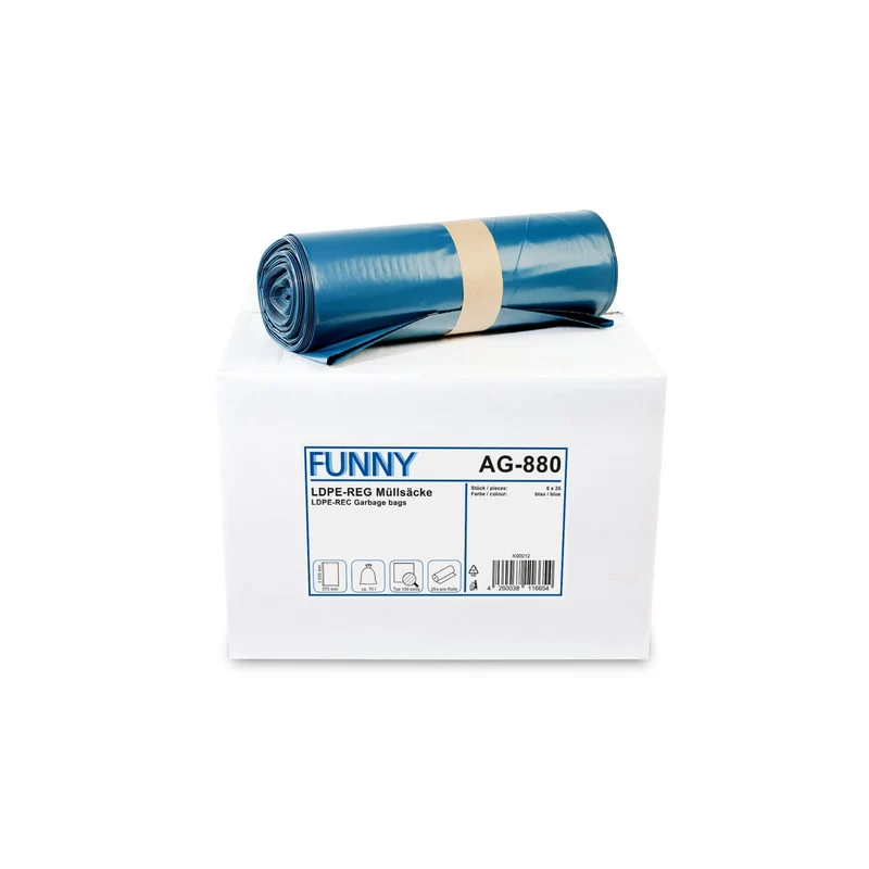 Funny Typ 100 extra Müllsack, blau 70 Liter