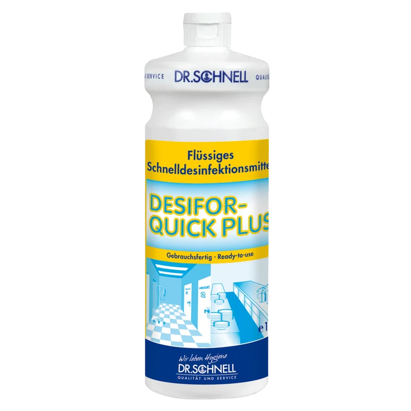 Dr. Schnell DESIFOR-QUICK PLUS Flächendesinfektion, begrenzt viruzid, Medizinprodukt | Flasche (1 l)