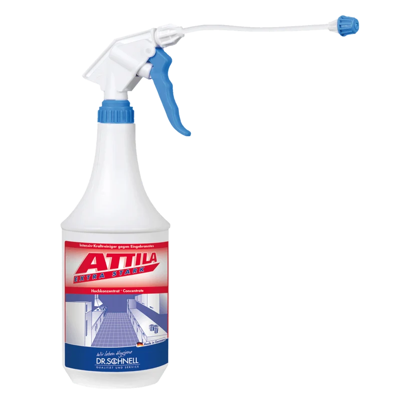 Dr. Schnell ATTILA EXTRA STARK Grill- und Backofenreiniger, Küchenhygiene | Flasche (1 l)