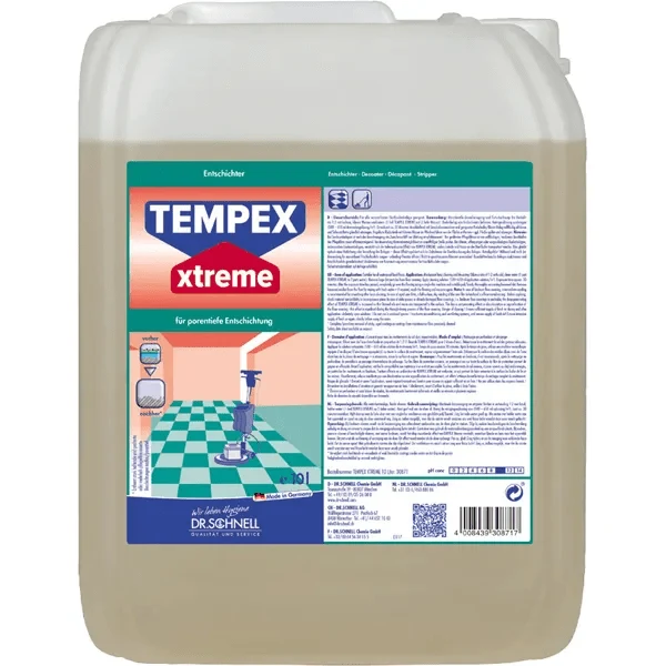 Dr. Schnell TEMPEX XTREME Gebäudereinigung für Böden, kraftvoll und effektiv | Packung (10 l)