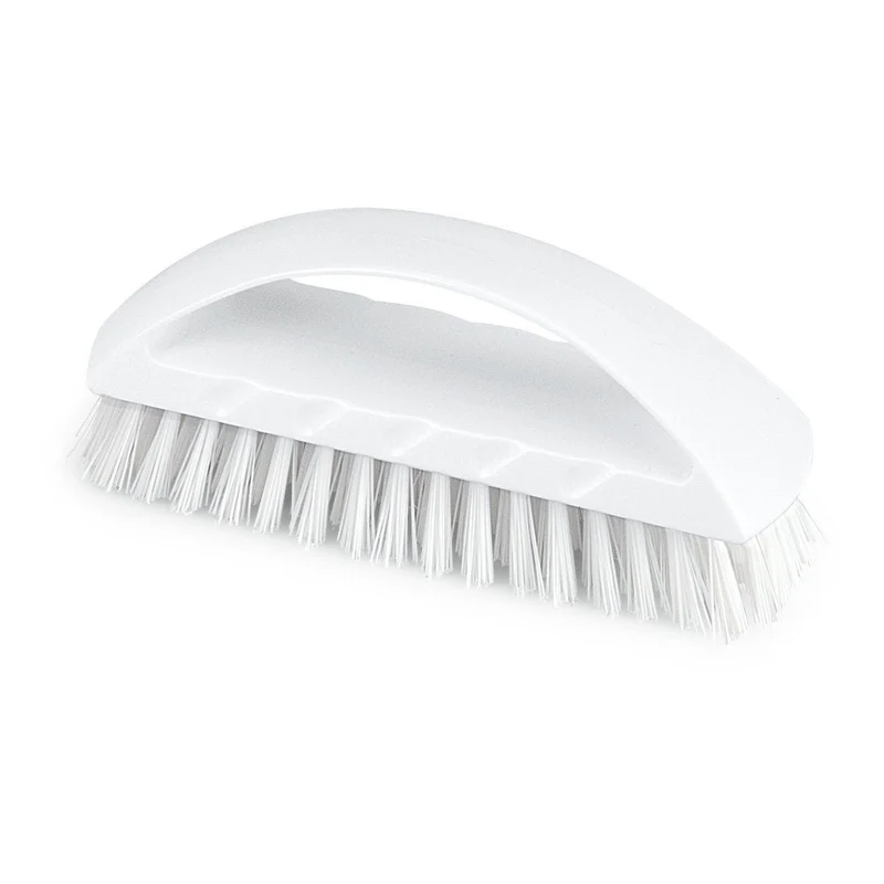 Nölle Profi Brush Bügelbürste 14 cm, hart mit praktischem Griff, weiß | 1 Stück