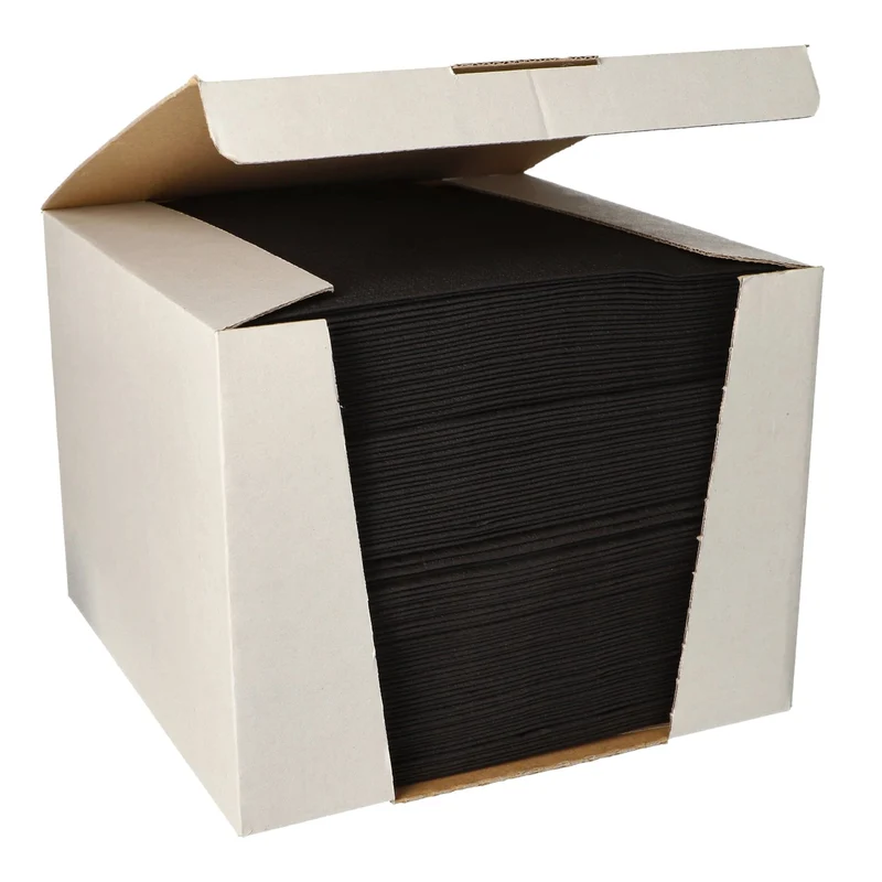 Papstar ROYAL Collection Servietten, 40 x 40 cm, tiefschwarz