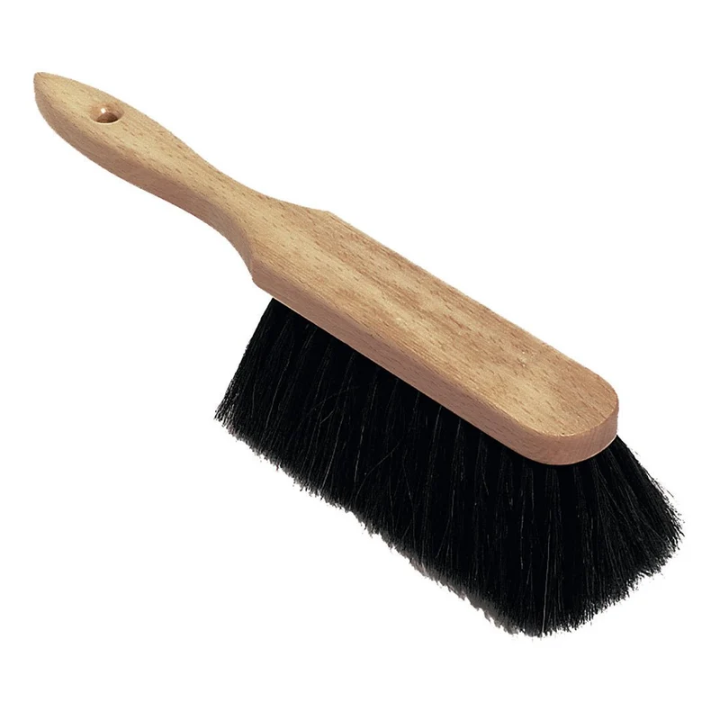 Nölle Profi Brush Stubenhandfeger 30 cm, Naturhaar für Reinigung | 1 Stück
