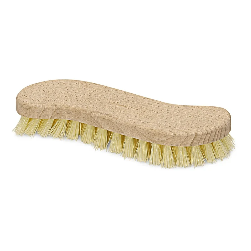 Nölle Profi Brush Scheuerbürste S-Form, 20 cm, harte Fibre-Borsten | 1 Stück