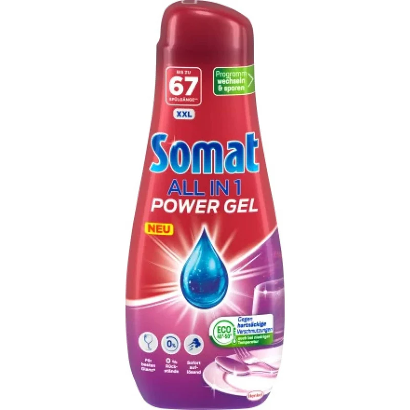 Somat All in 1 Power Gel Geschirrspülmittel, 1,072 l