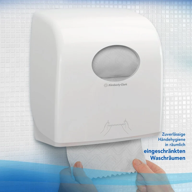 Scott Essential Slimroll Handtuchrolle, 190 m, weiß oder blau