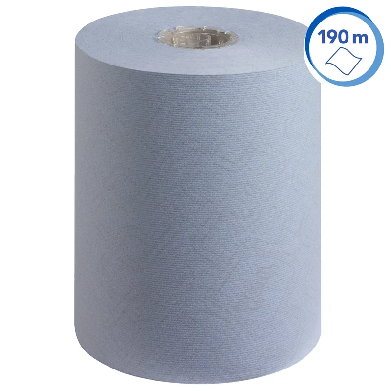 Scott Essential Slimroll Handtuchrolle, 190 m, weiß oder blau