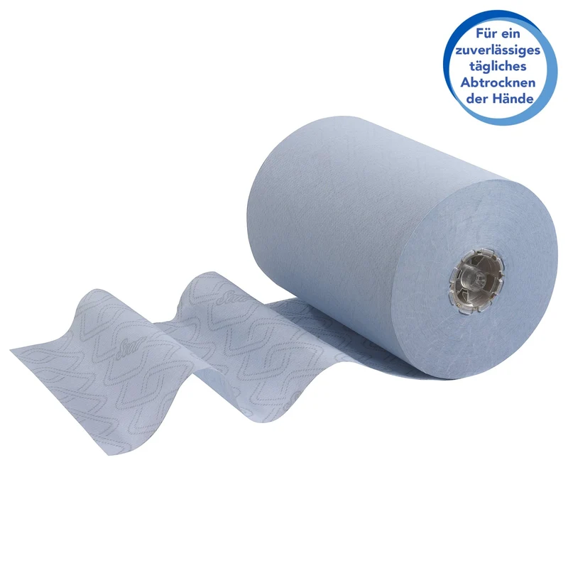 Scott Essential Slimroll Handtuchrolle, 190 m, weiß oder blau