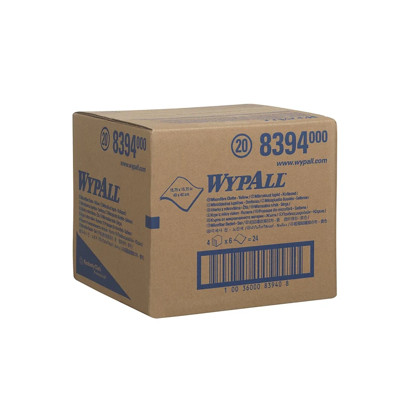 WypAll Mikrofasertücher 40 x 40 cm, vier Farben
