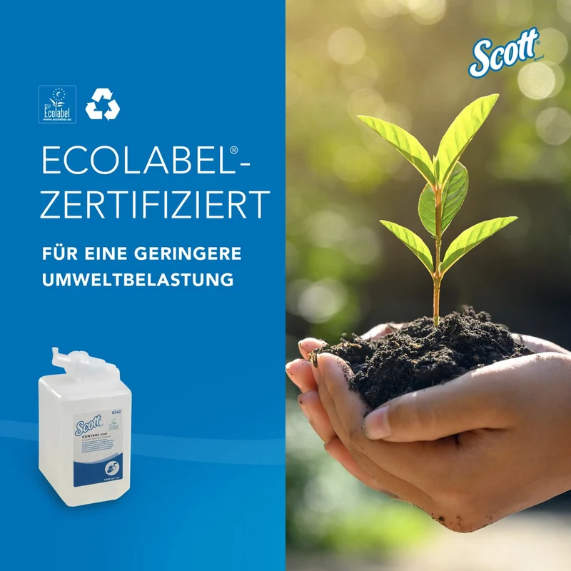 Scott Control Schaumseife, unparfümiert, EU Ecolabel