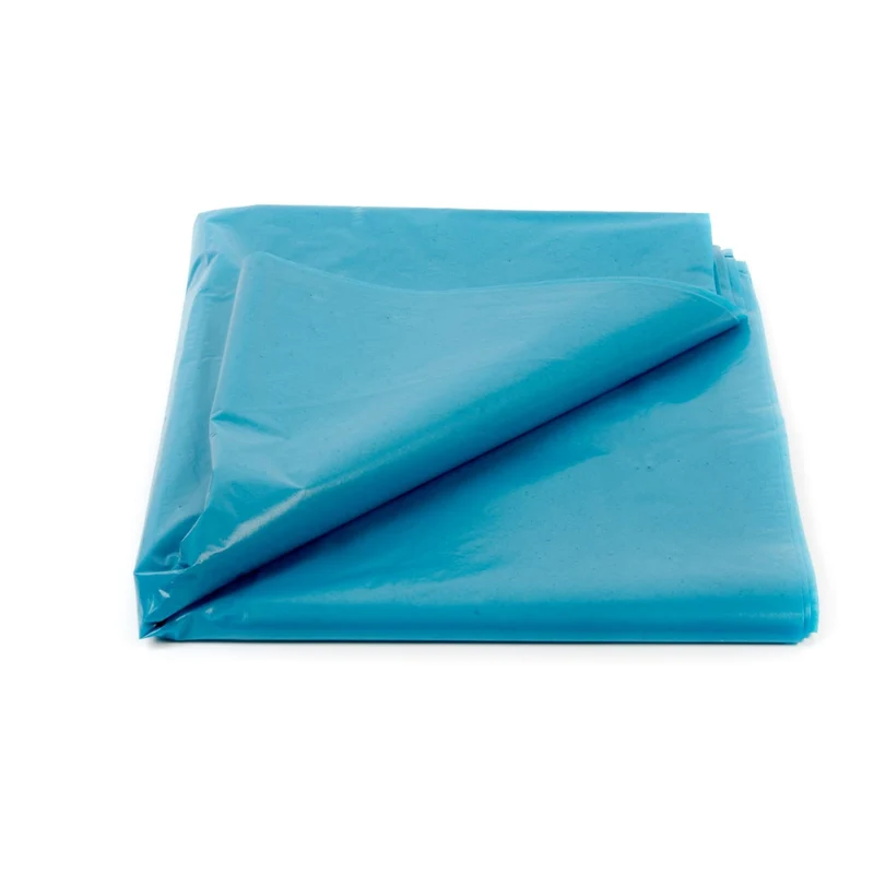 Funny Müllsäcke LDPE-Regenerat, blau, Typ 80, 240 l, 650 + 550 x 1.350 mm