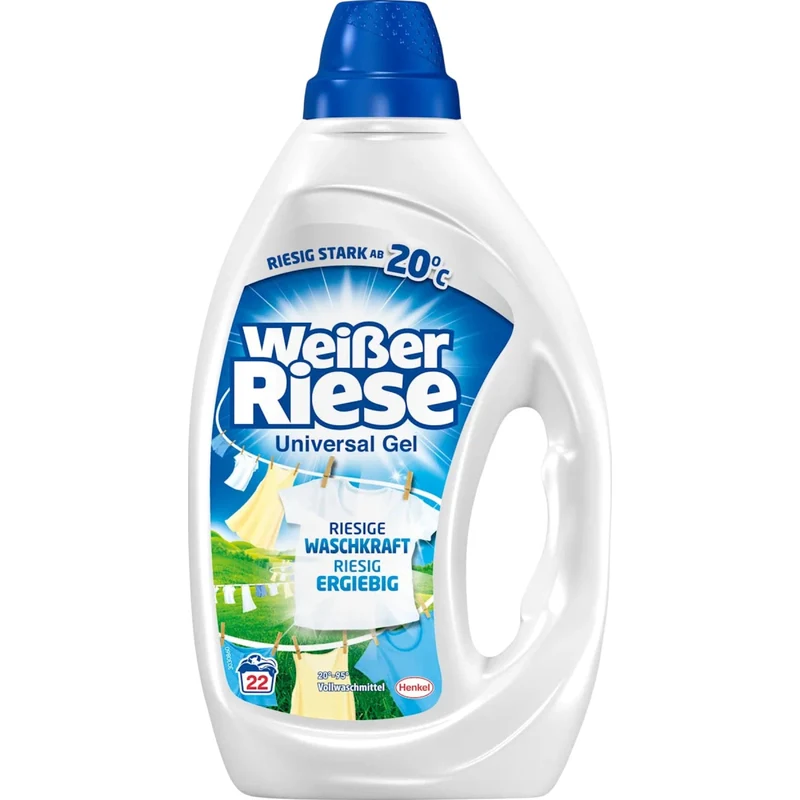 Weißer Riese Universal Gel Vollwaschmittel, 22 WL