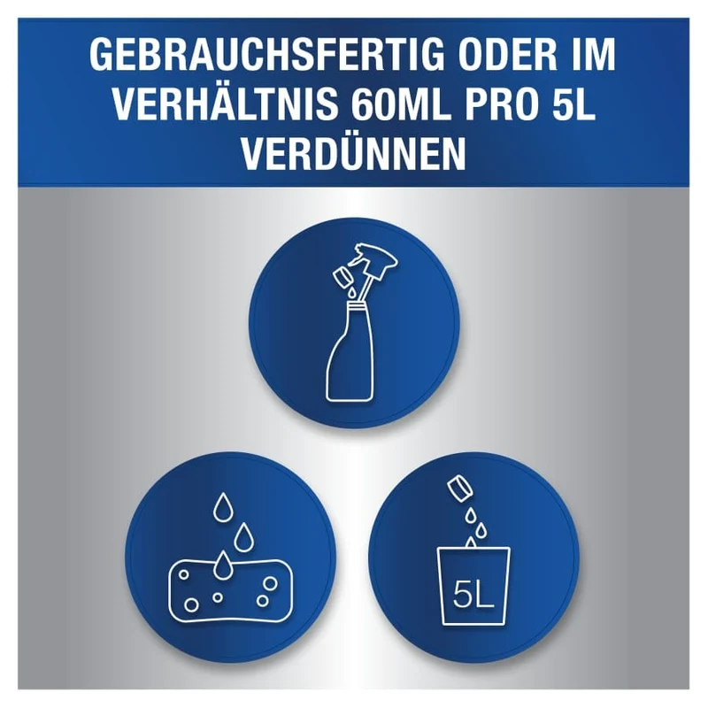 Mr. Proper Professional Mehrzweck Hygienereiniger 4in1, 5 l