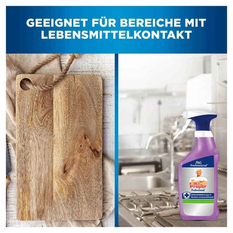 Mr. Proper Professional K7 Desinfektionsreiniger für Lebensmittelkontakt, 750 ml